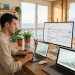 Especialista en SEO analizando el crecimiento de trafico web y posicionamiento en Google de una empresa de Tenerife